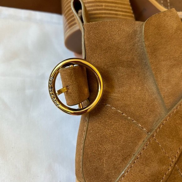 NWOB See by chloe Lyna suede Boots - Picture 12 of 13